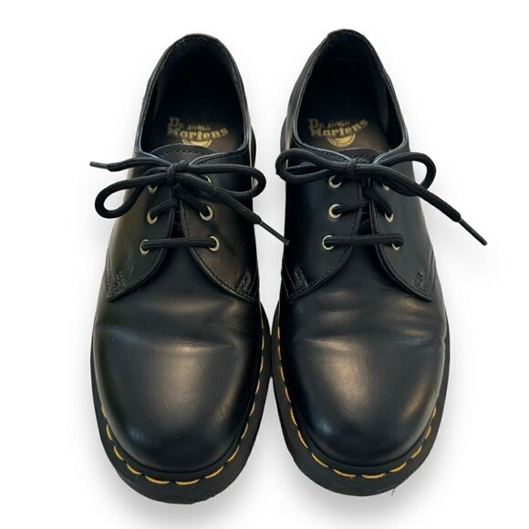 Dr. Martens 1461 Smooth Leather Snake Embroidered Short Shoes - Picture 1 of 7